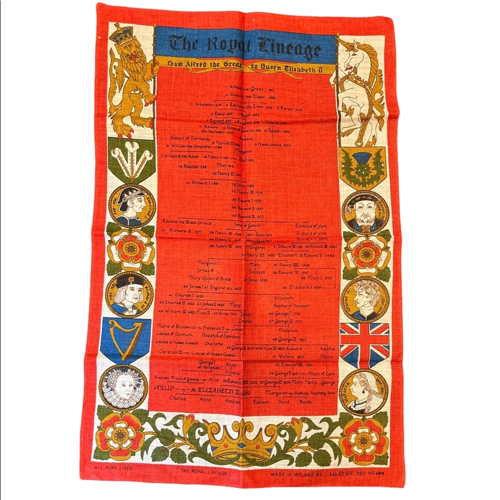 Vintage Ulster Tea Towel